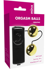Orgasm Vibrating Balls Gold Minx(disc)